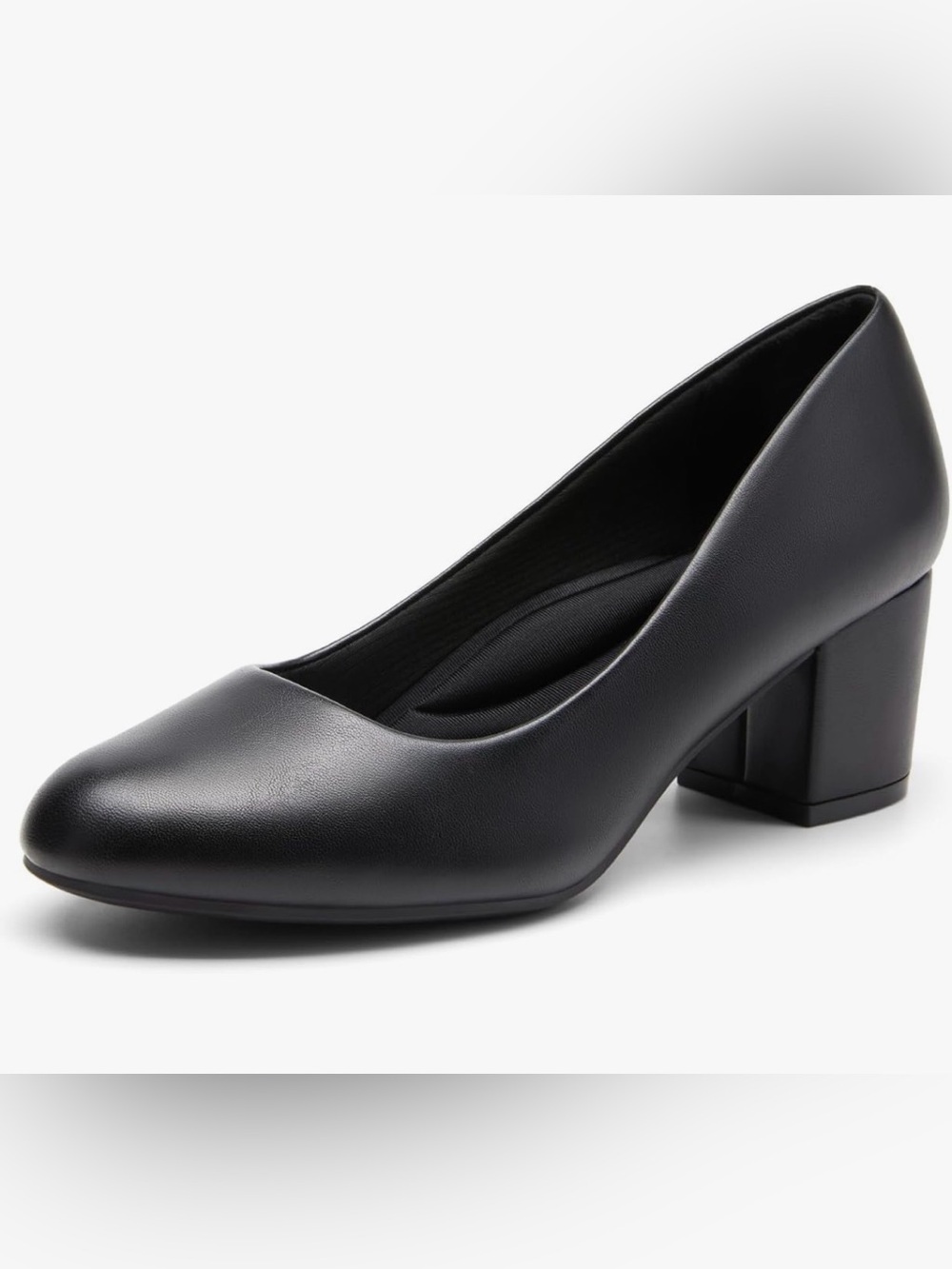 Women's Pumps Low Chunky Block Heel